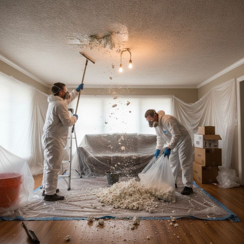 Knockdown Ceiling Removal in Temecula, CA