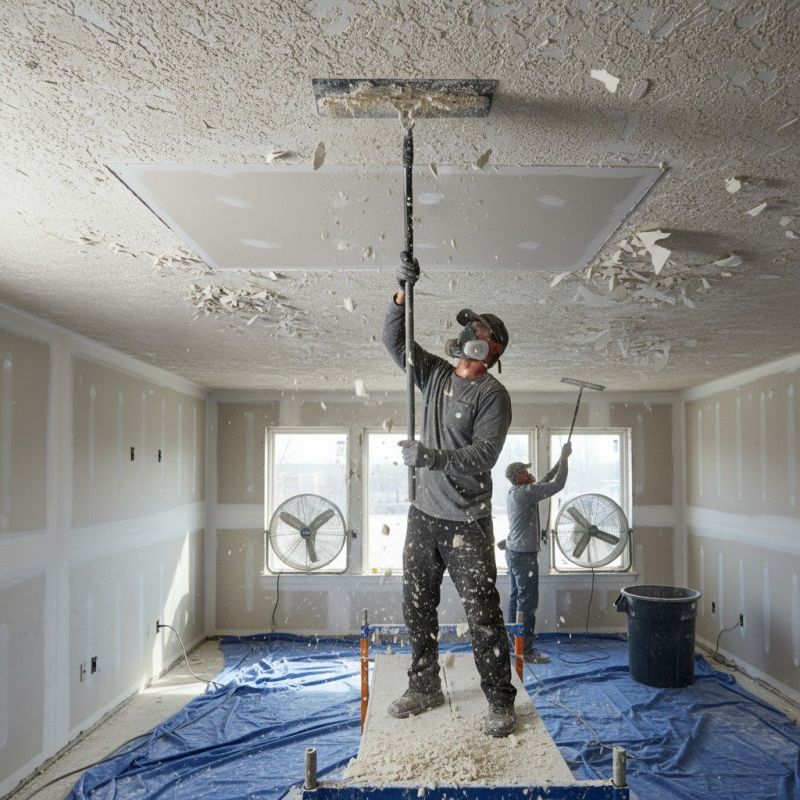 Knock Down Ceiling Removal